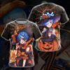 Rem ReZero Halloween All Over Print T-shirt