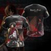 The World Is Cruel and Also Very Beautiful Mikasa Attack On Titan Anime T-shirt