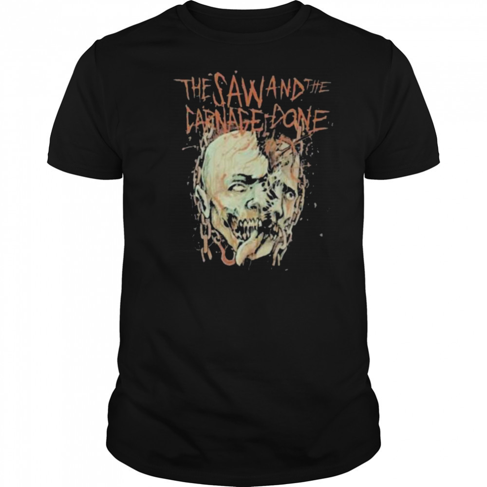 Aborted The Saw And The Carnage Done Heads shirts