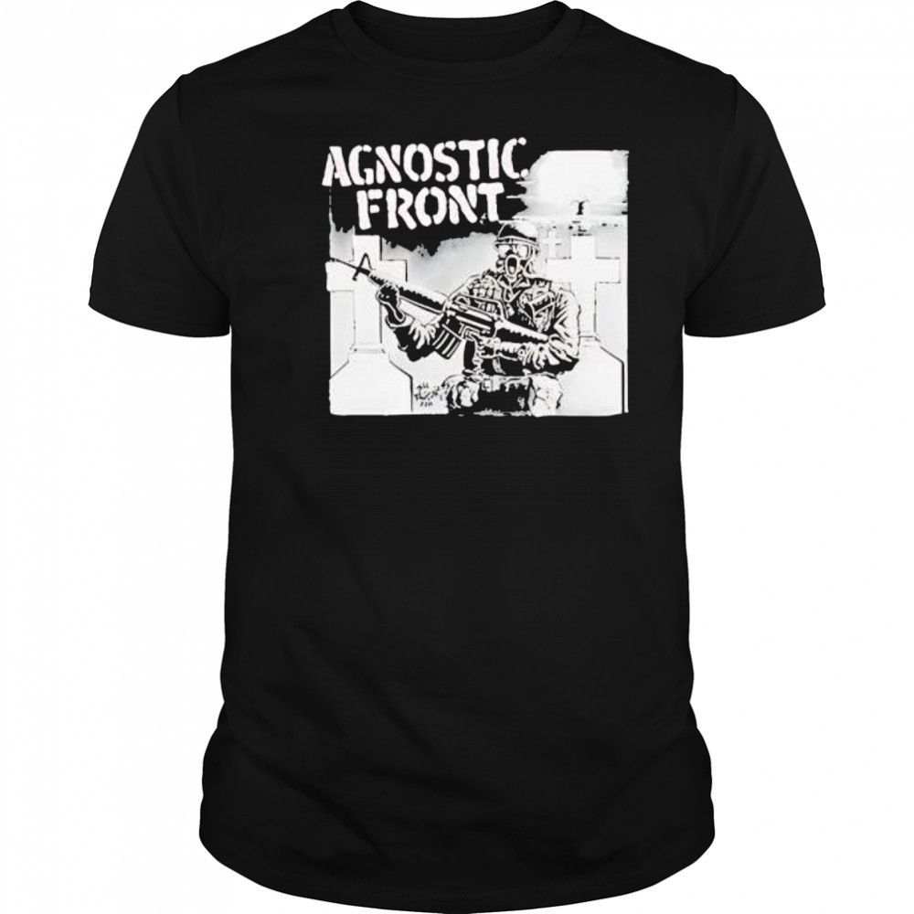 Agnostic front gas mask shirt
