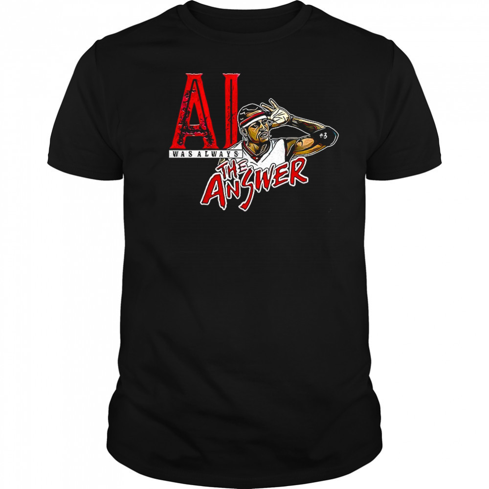 Allen Iverson Philadelphia 76ers was always The Answer shirt