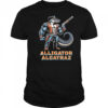 Alligator alcatraz crocodile cowboy gun shirt