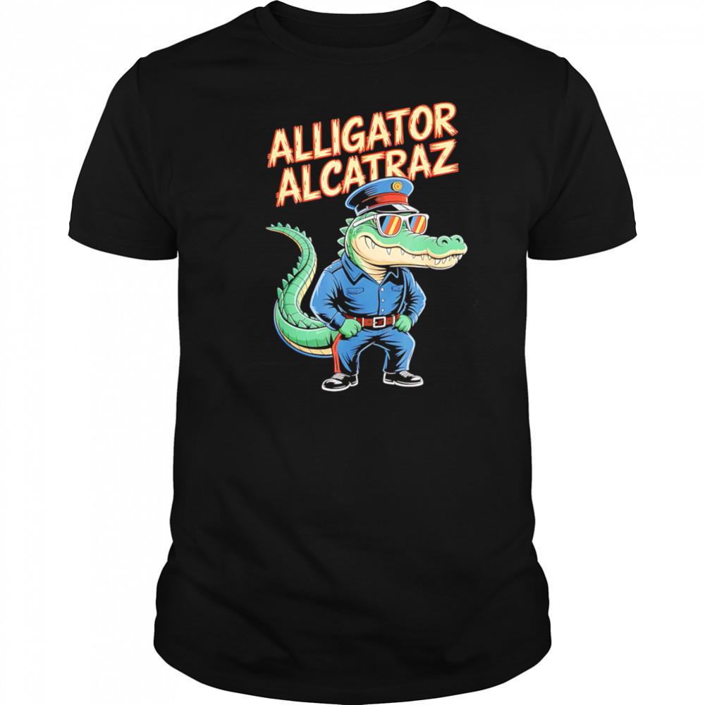 Alligator alcatraz crocodile shirt
