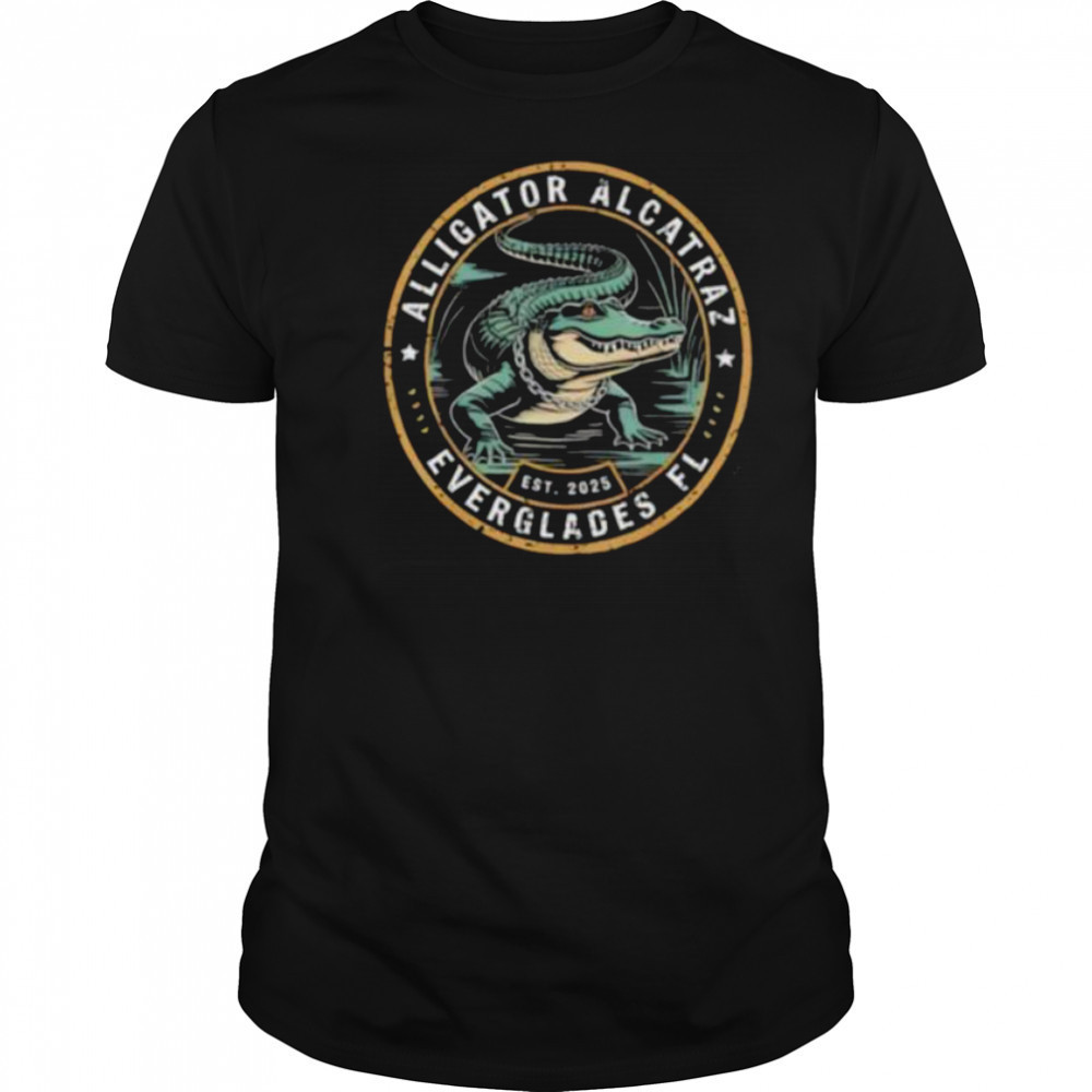 Alligator Alcatraz Florida Everglades est 2025 shirt