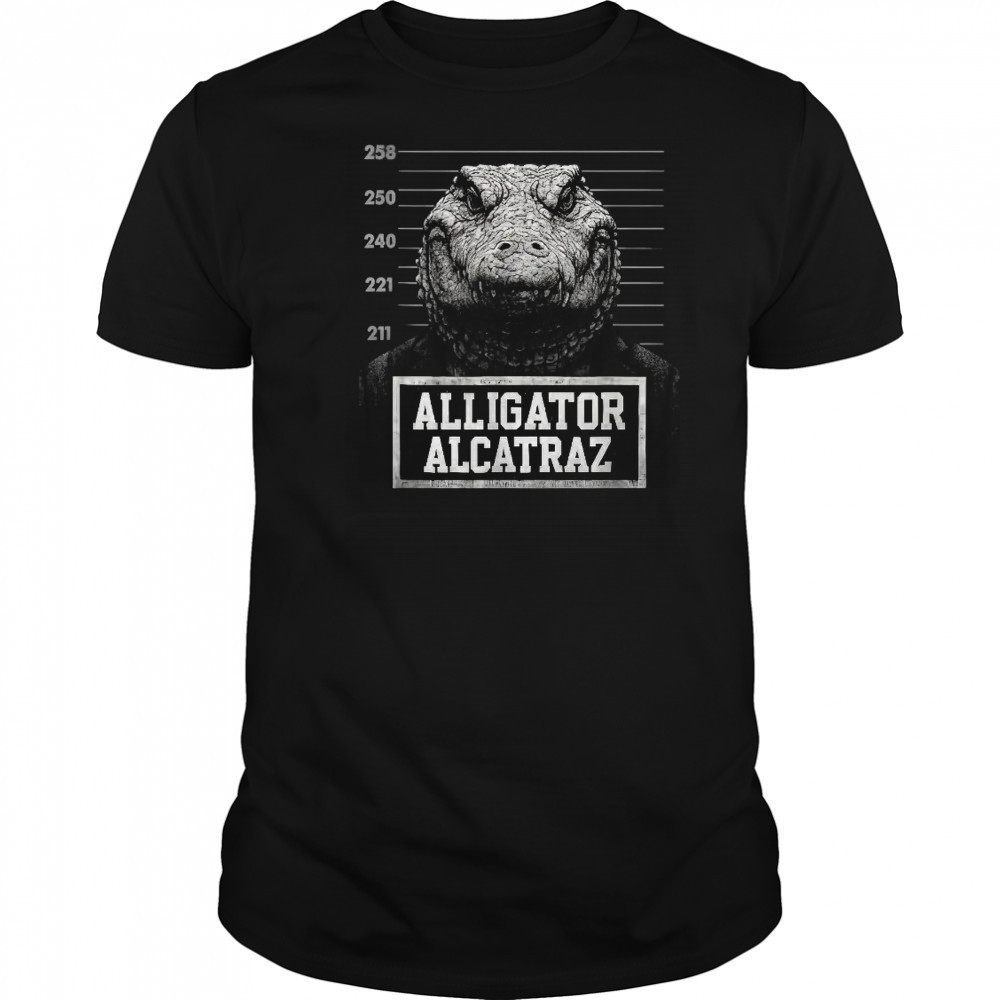 Alligator Alcatraz Florida Everglades Mugshot T shirt