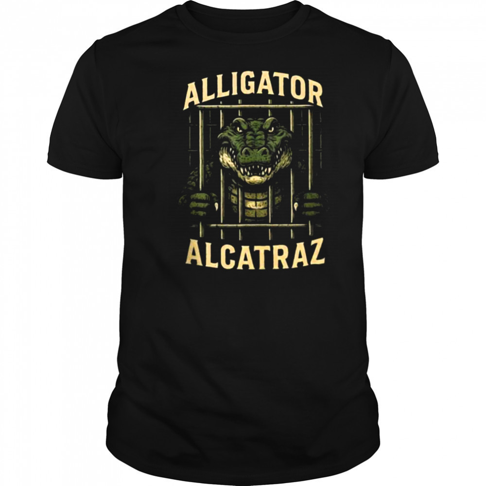 Alligator Alcatraz Locked Up Swamp Parody Design Shirt