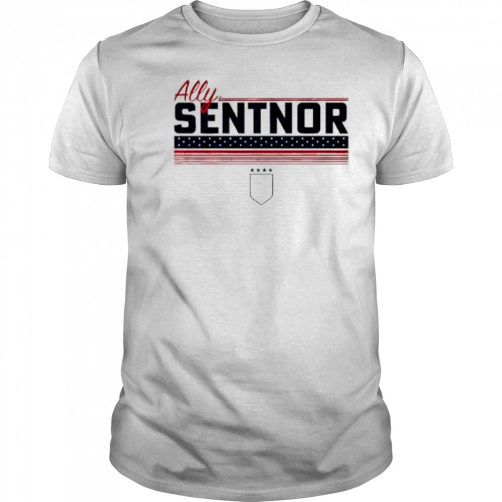 Ally Sentnor Stripe USWNTPA shirt