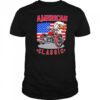 American Classic Moto Eagle American flag retro shirt