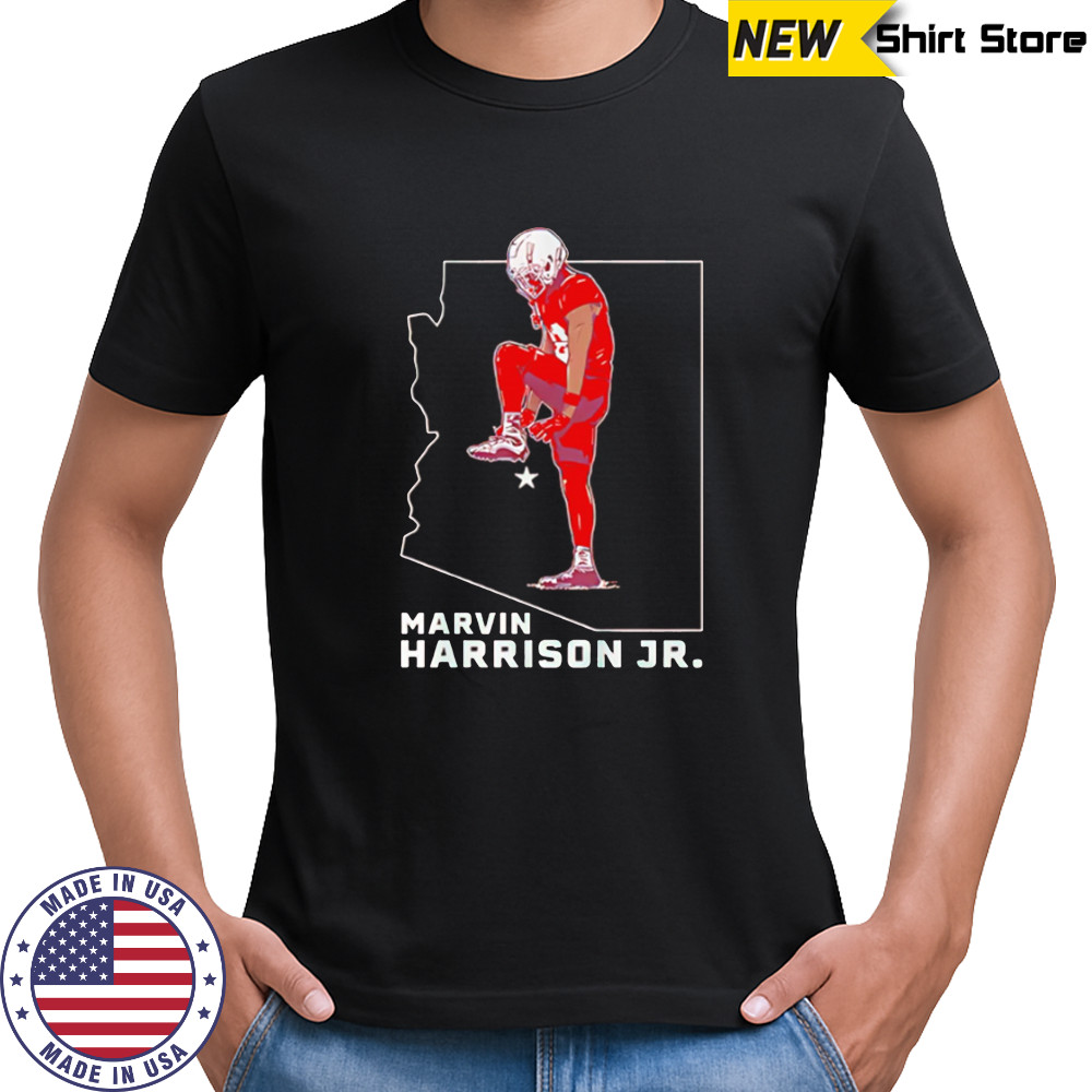Arizona Cardinals Marvin Harrison Jr State Star Footnall shirt