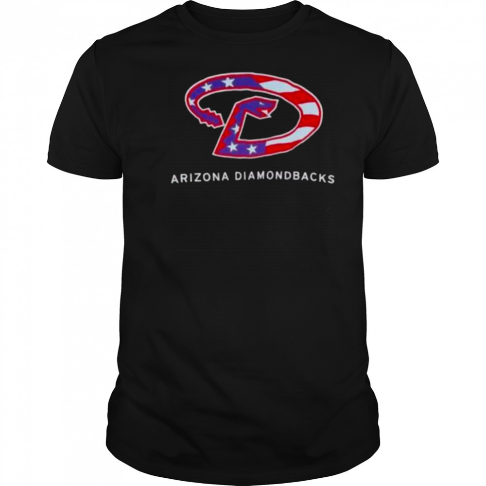 Arizona Diamondbacks USA flag shirt
