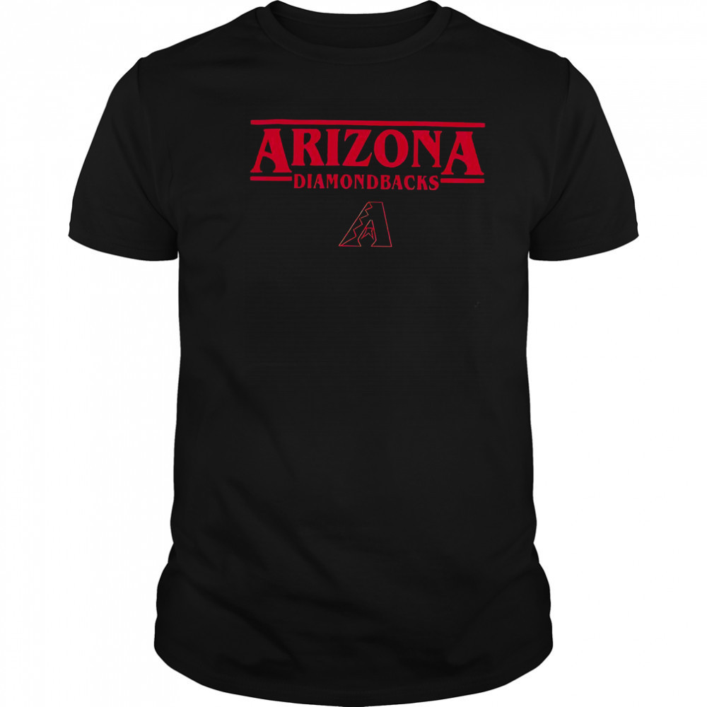 Arizona Diamondbacks X Stranger Things Logo T-Shirt