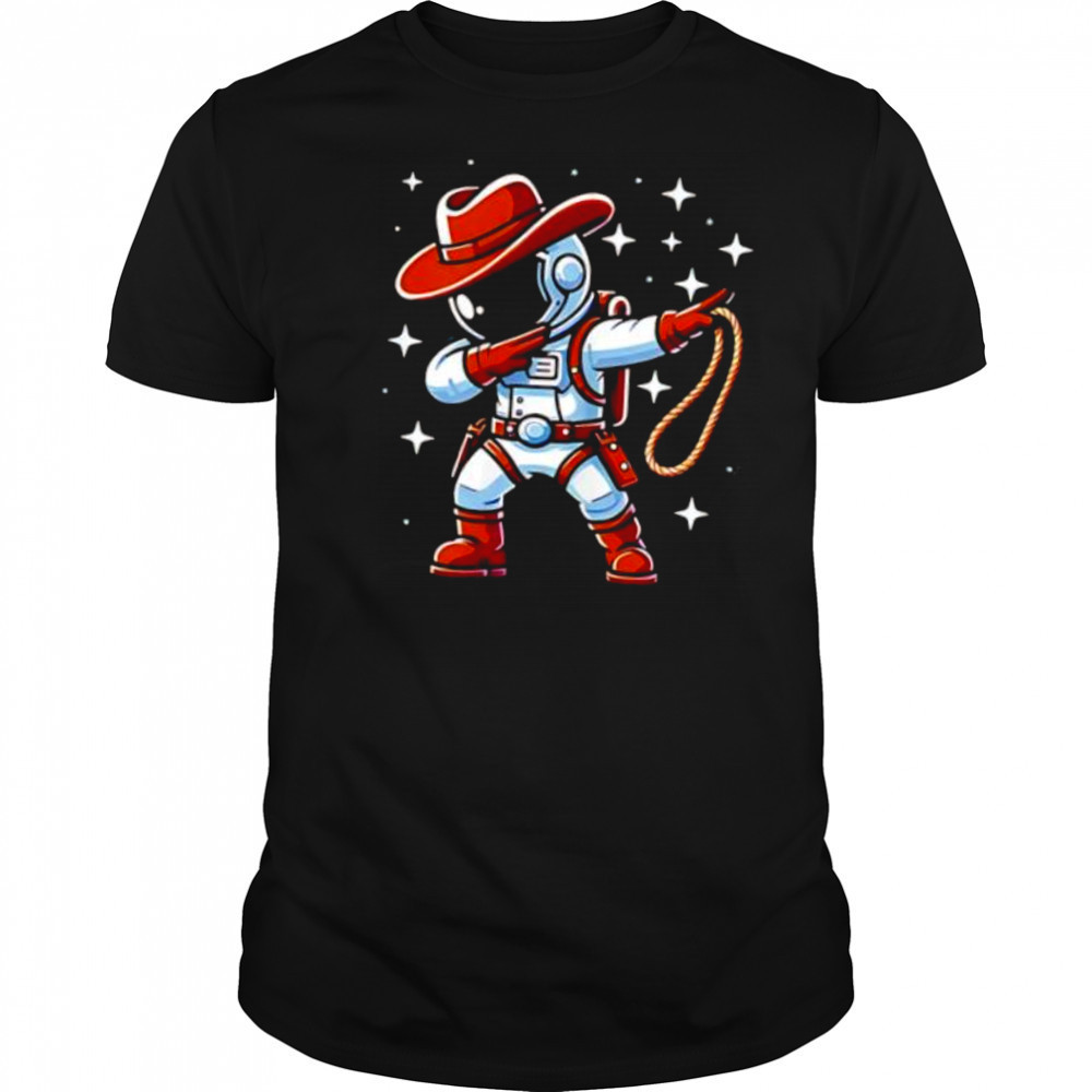 Astronaut cowboy shirt