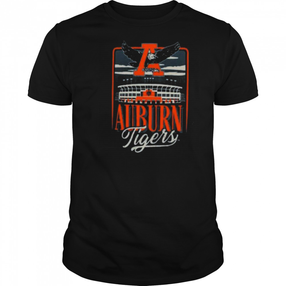 Auburn Tigers Youth Navy Blue Stadium Sky T Shirt