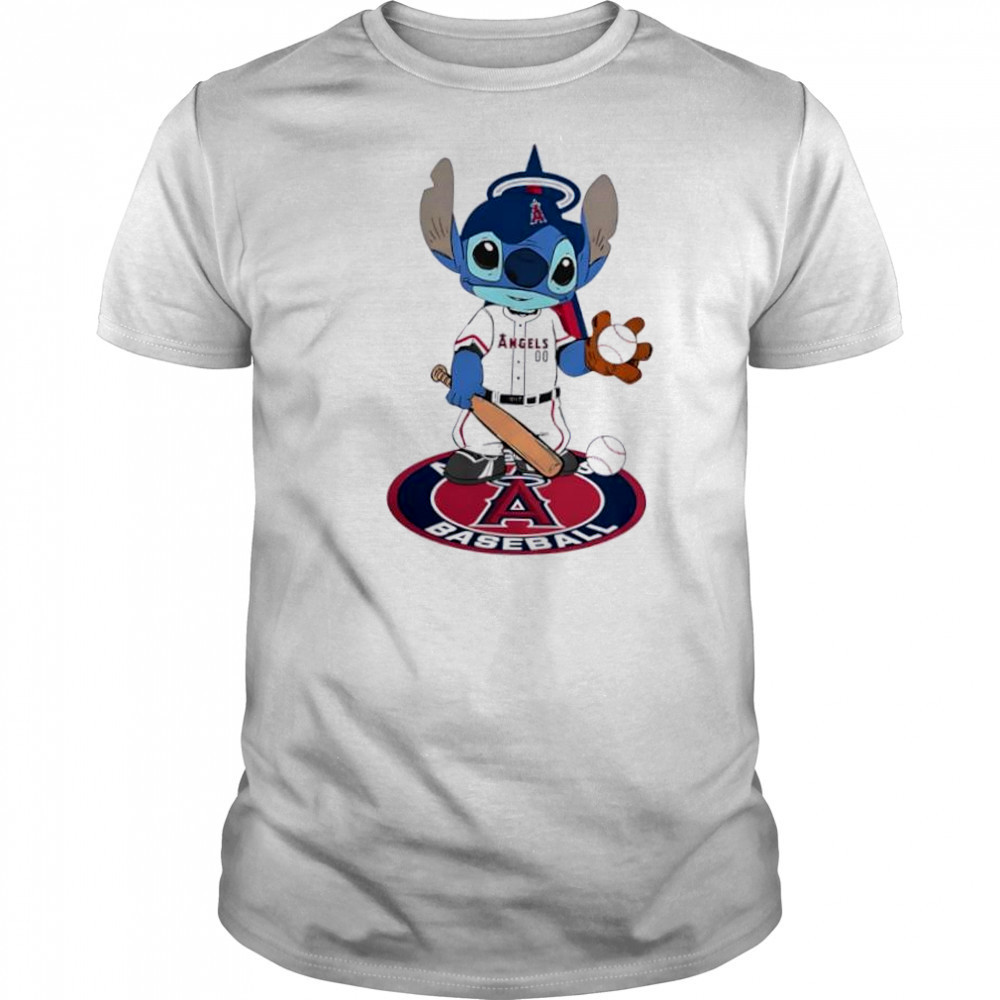 Baby Stitch Player Los Angeles Angels Baseball shirt