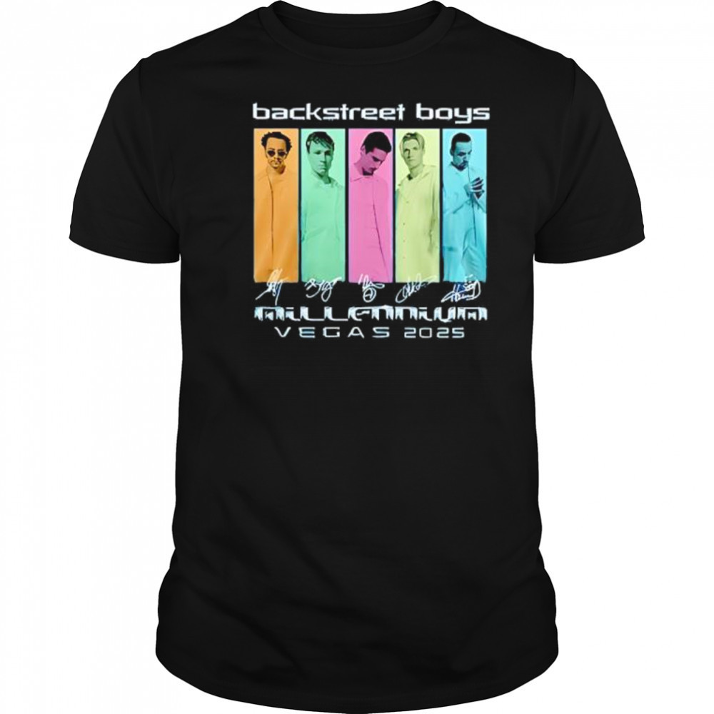 Backstreet Boys millennium vegas 2025 shirt