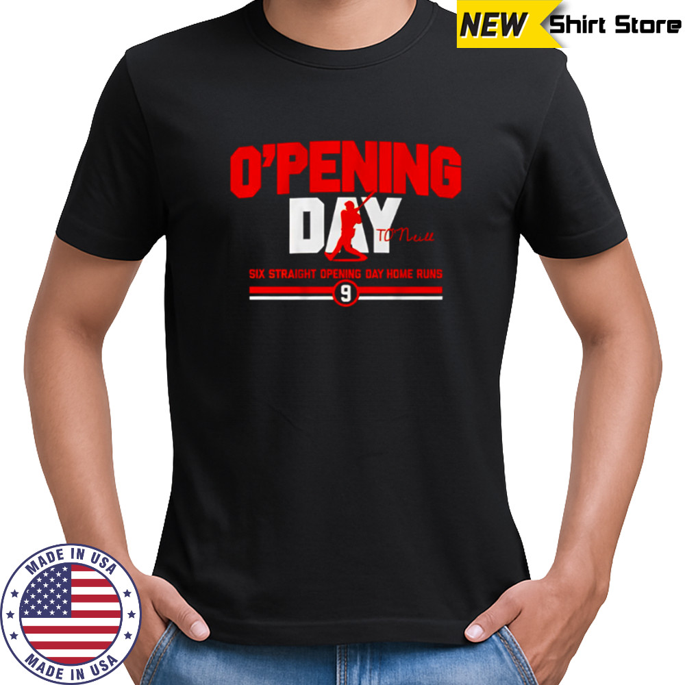 Baltimore Orioles Tyler O’Neill Opening Day six straight opening day home runs shirt