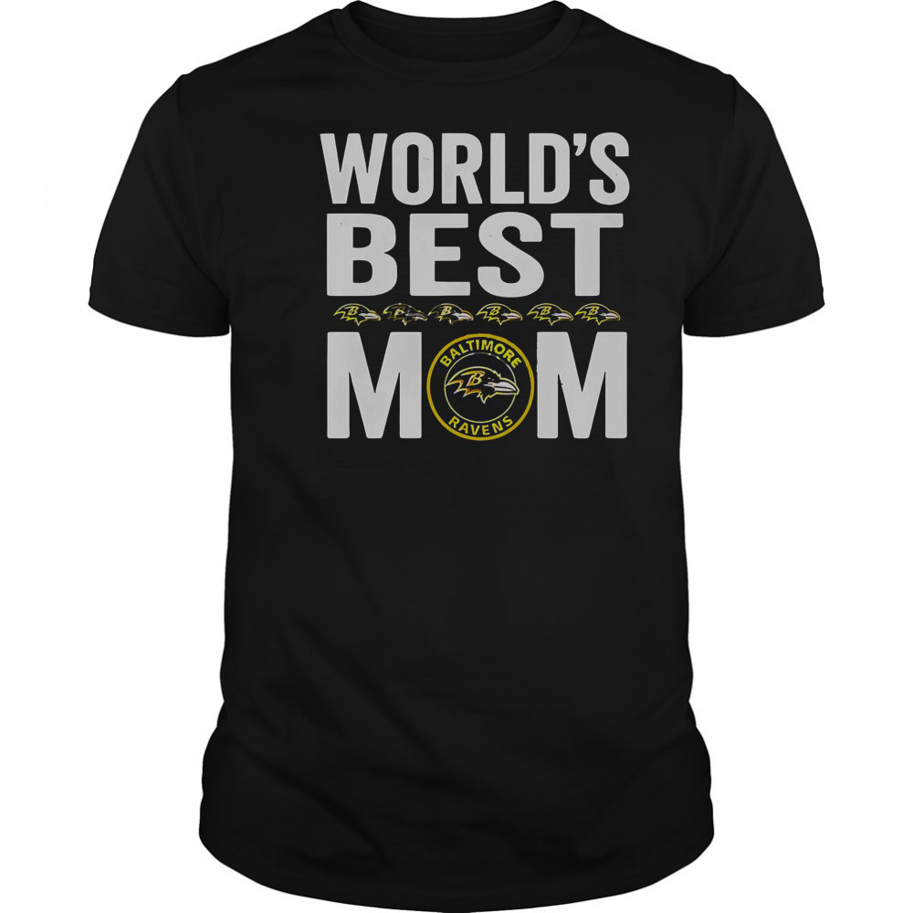 Baltimore Ravens Worlds Best Mom T-Shirt