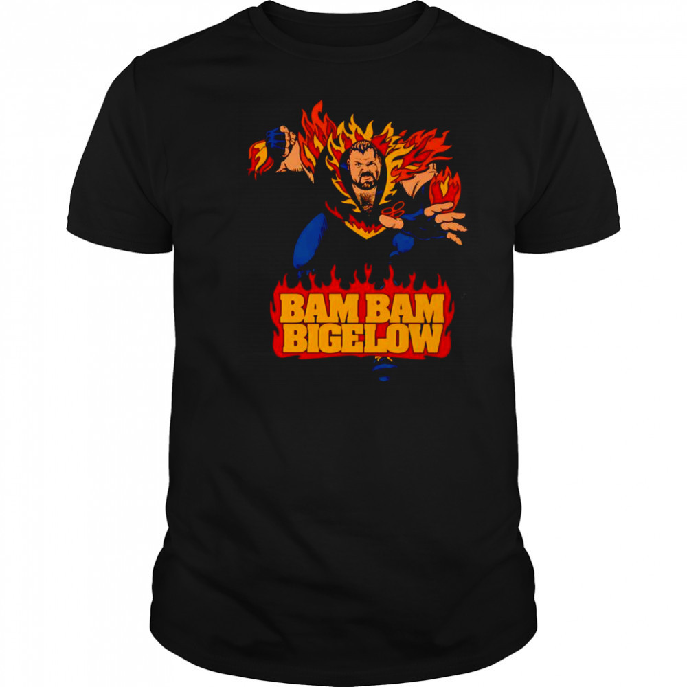 Bam Bam Bigelow caricature shirt