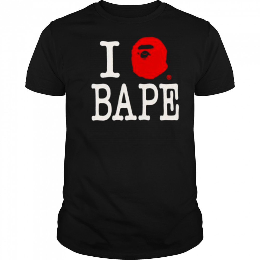 BAPE LOGO INSIDE OUT RELAXED FIT Shirt