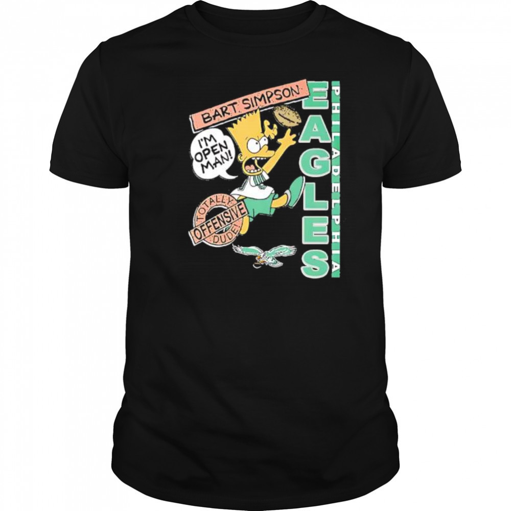 Bart Simpson Eagles NFL shirt