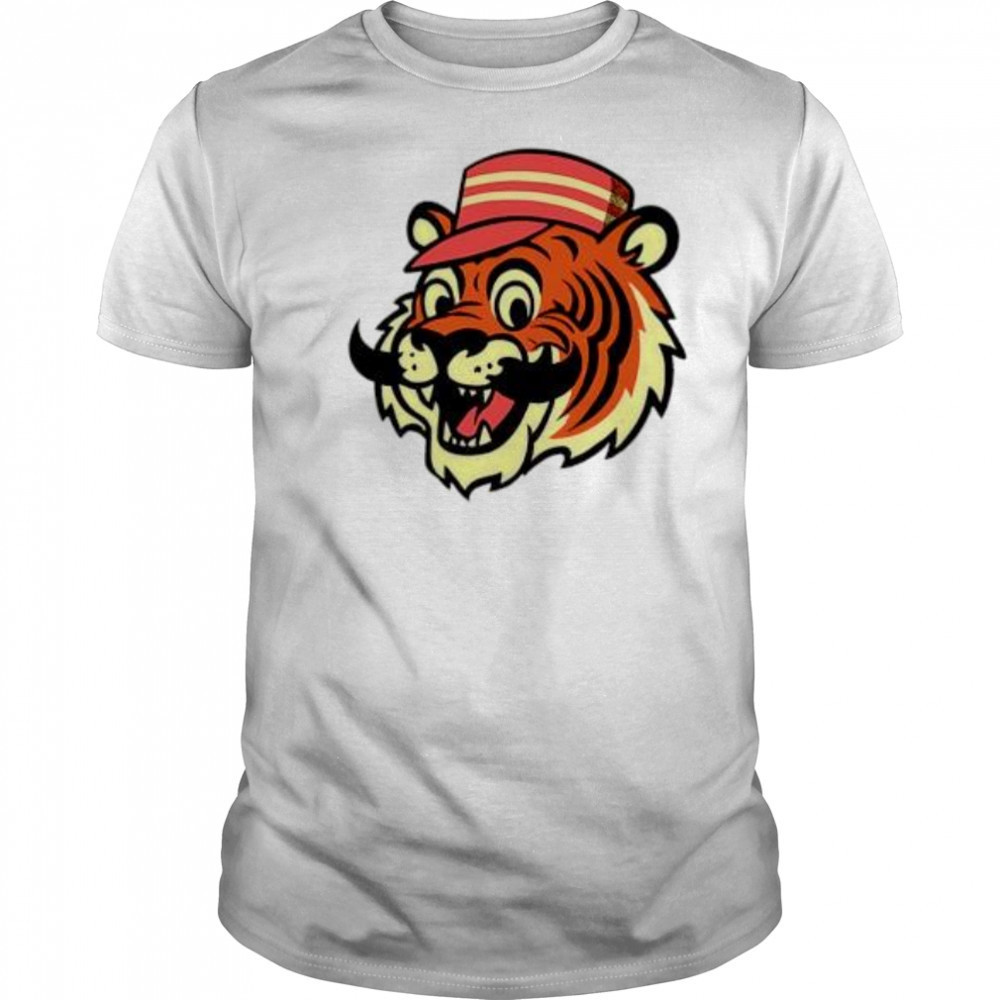 Baseball Tiger Big head shirt