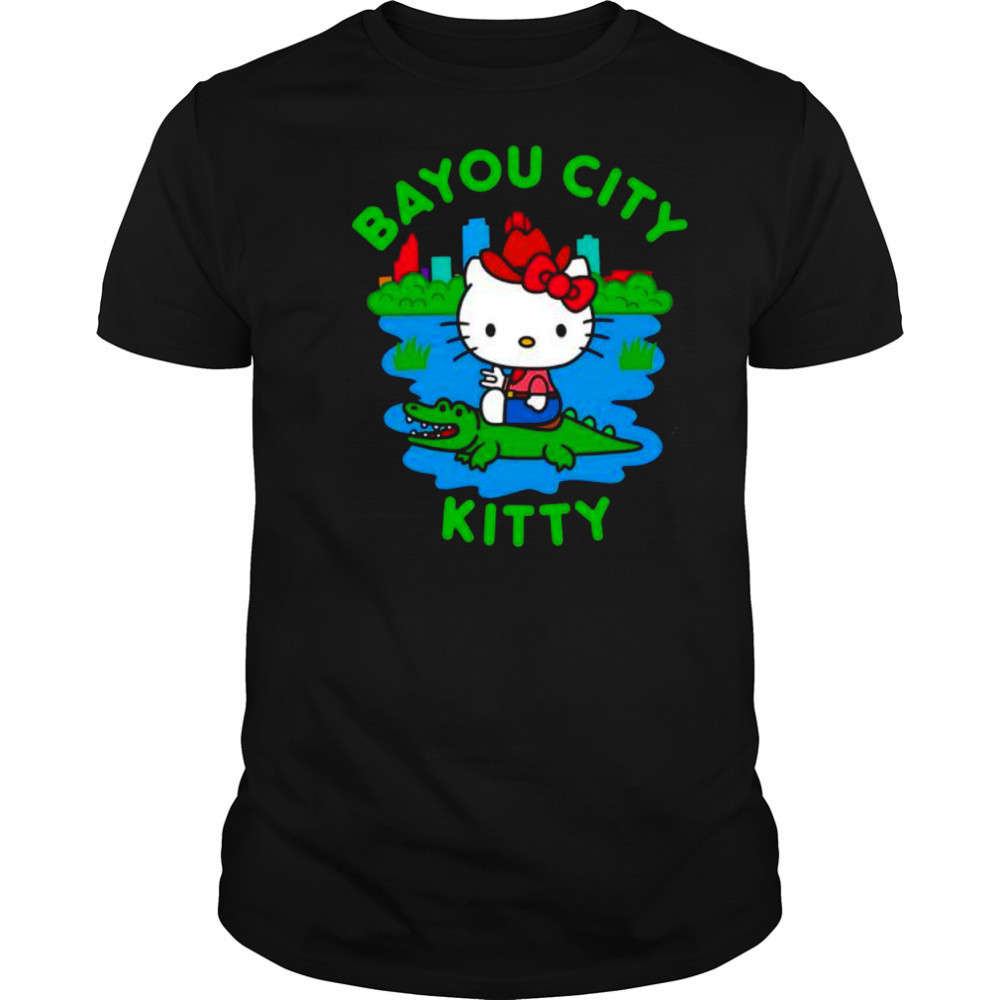 Bayou City Hello Kitty shirt