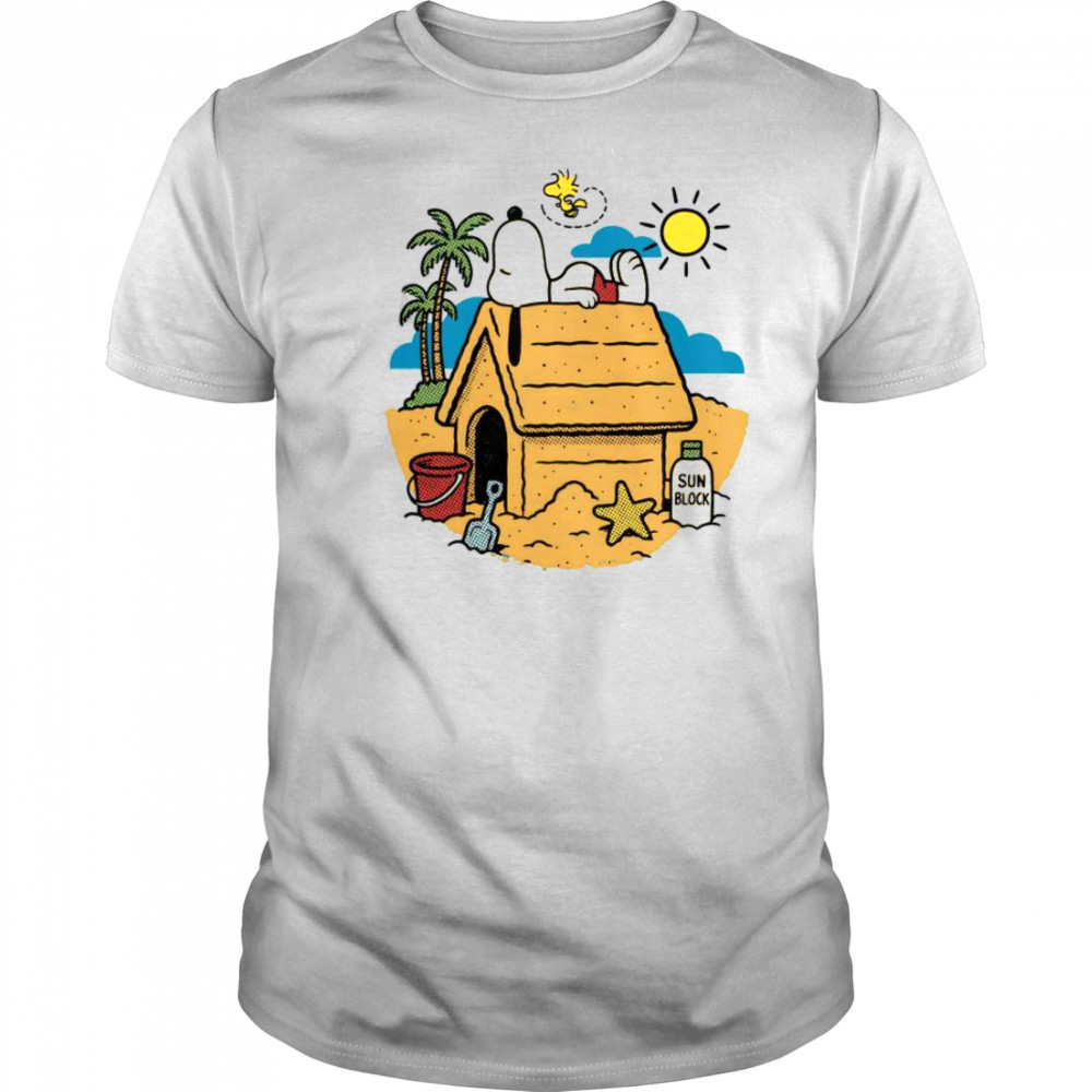 Beach Mode Activated Snoopy Woodstock T-Shirt