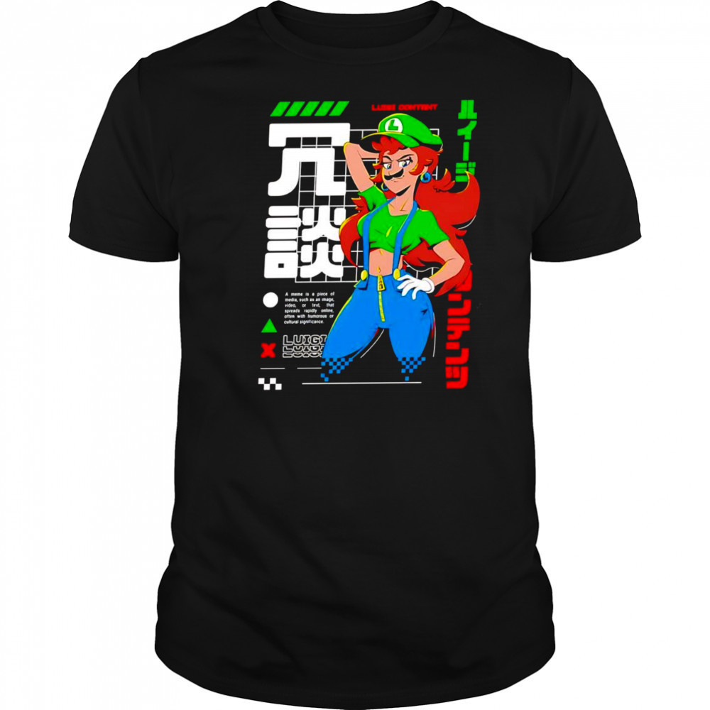 BeatEmUps Luigi Content shirt