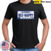 BEE Happy Missouri License Plate Cute Bee Graphic Design shirt