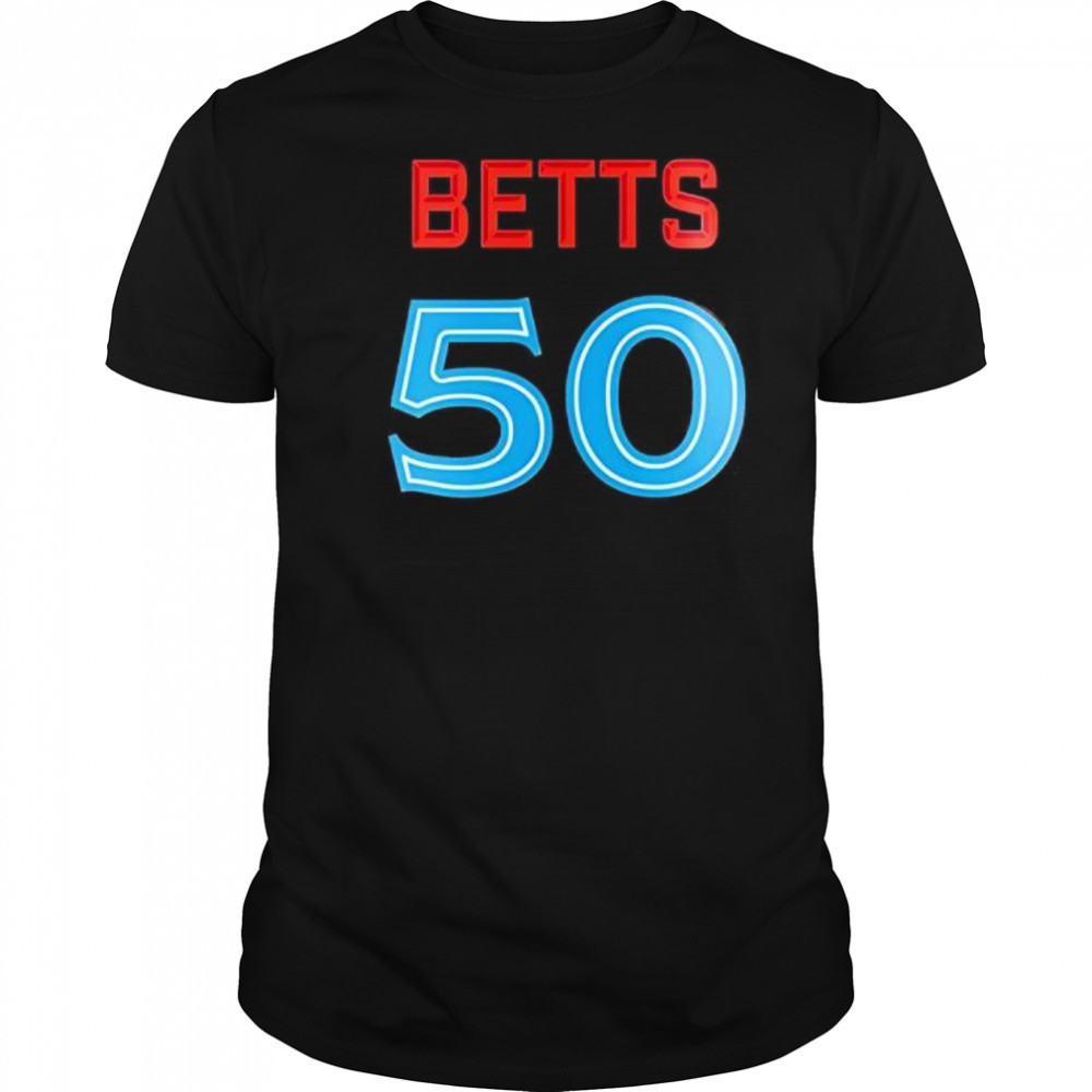 Betts 50 Los Angeles Dodgers 2025 shirt