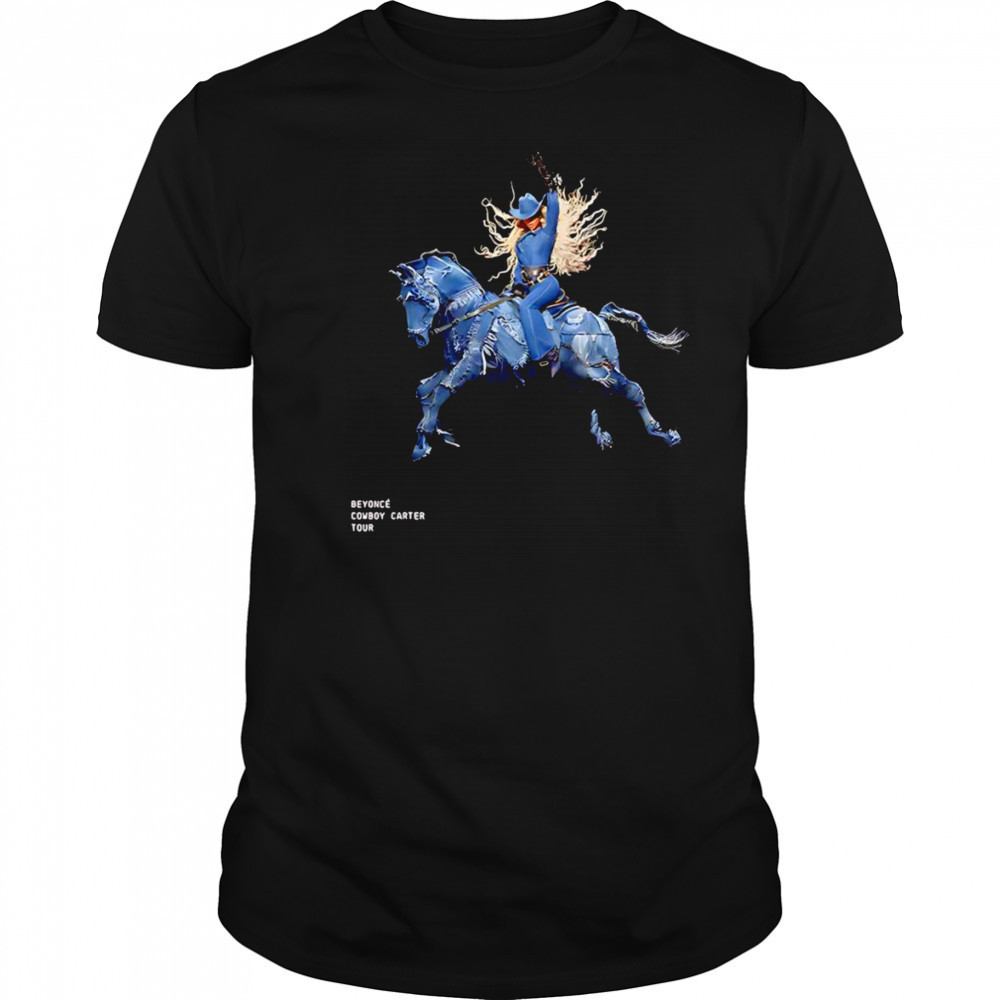 Beyoncé Denim Horse graphic shirt