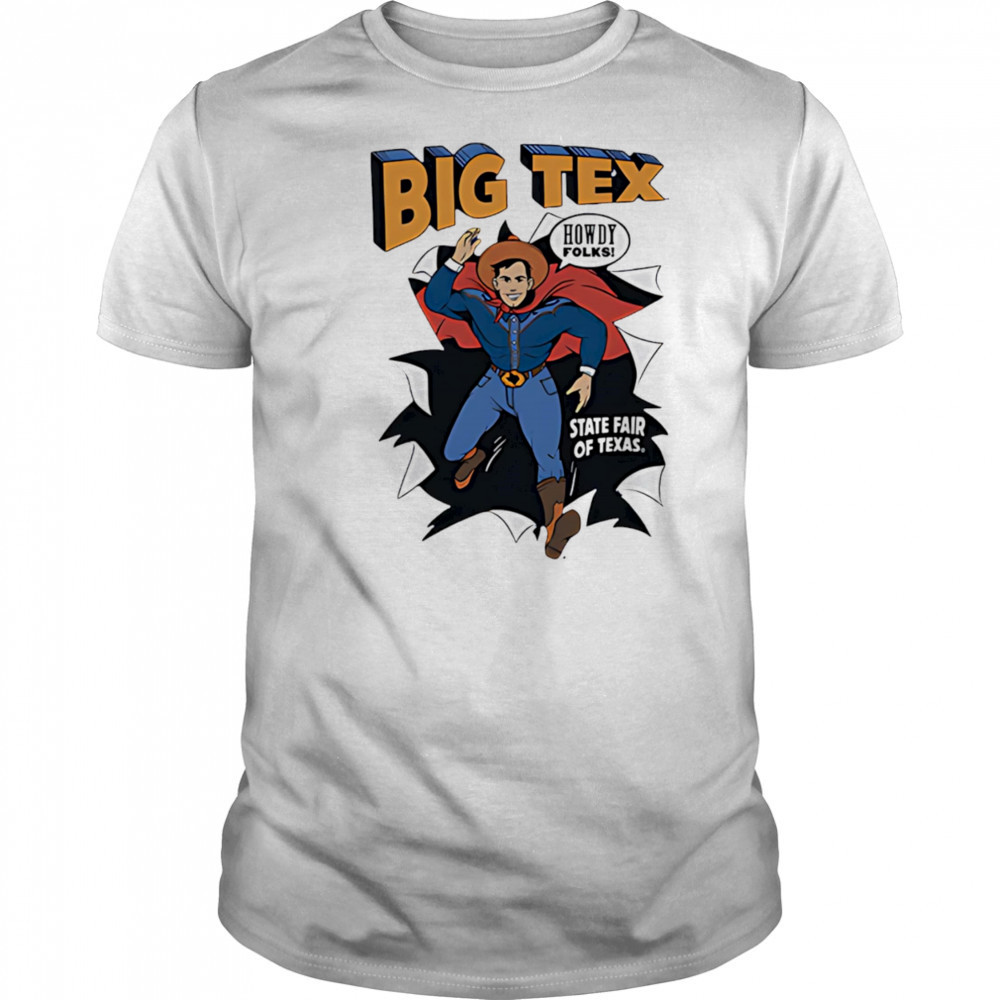 Big Tex Superhero shirt