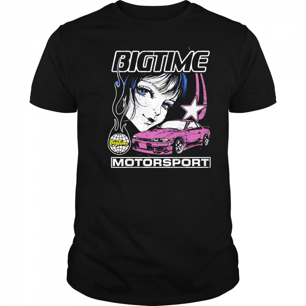 Bigtime motorsport anime shirt