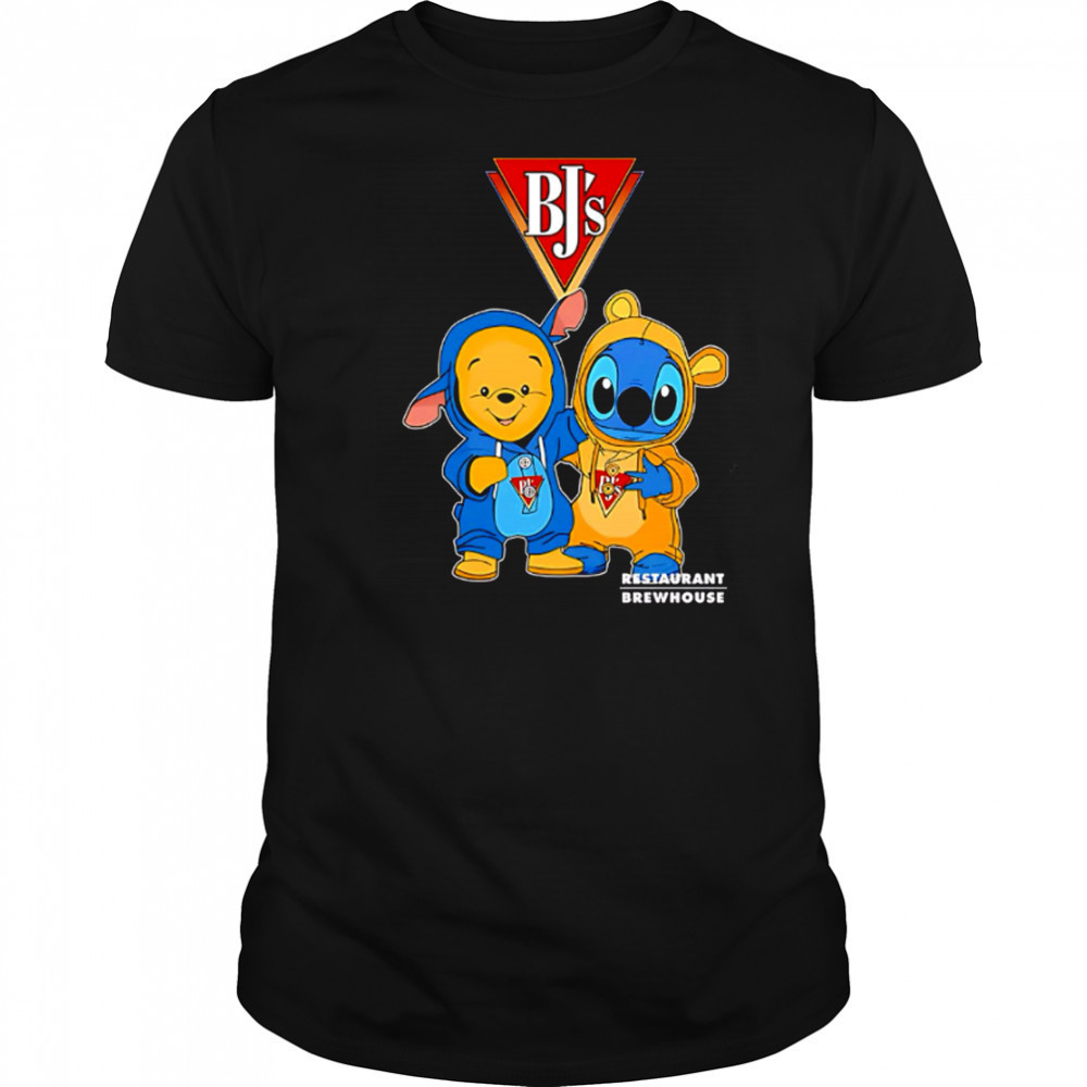 Bj’s restaurants pooh and stitch friends shirt