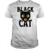 Black Cat Angry Look Halloween shirt