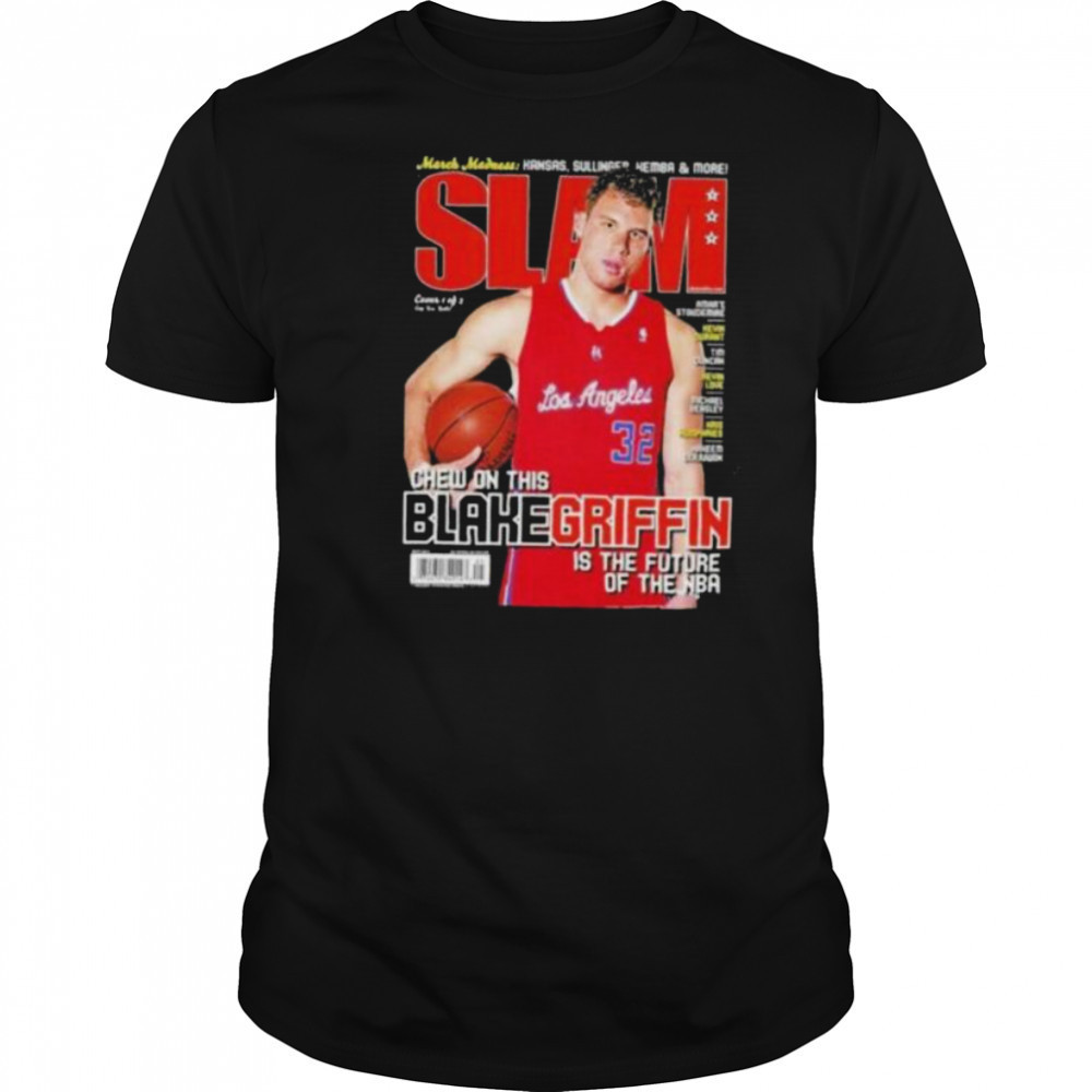 Blake griffin los angeles clippers NBA slam cover shirt
