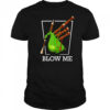 Blow me bagpipe word game funny sack pipe sayings shirt