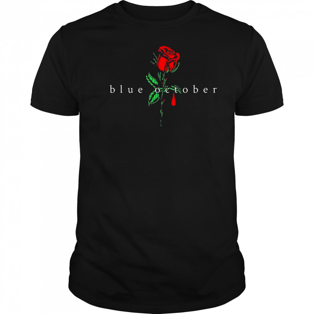 Blue October Rose T-shirt