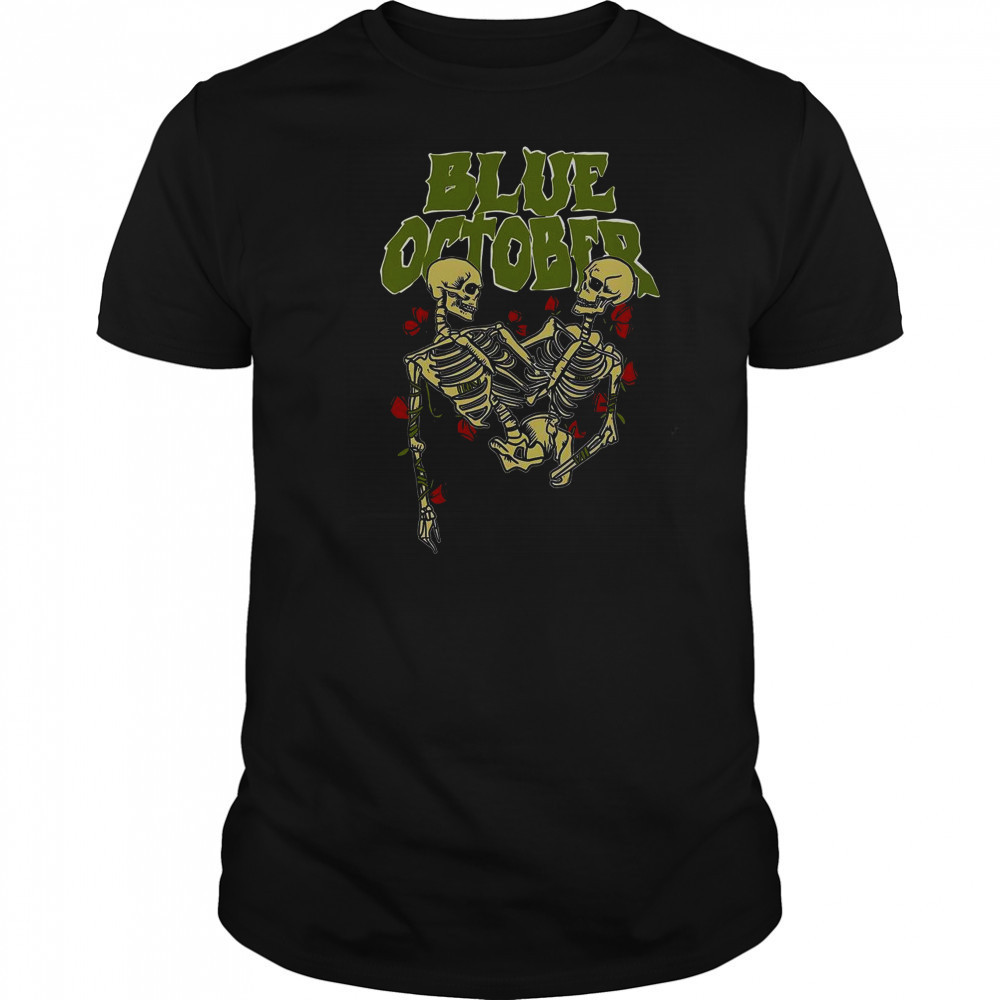Blue October Skeleton Buddies T-Shirt