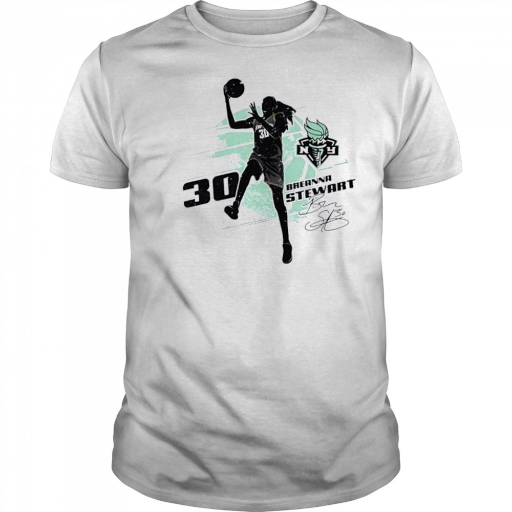 Breanna stewart new york liberty silhouette shirt