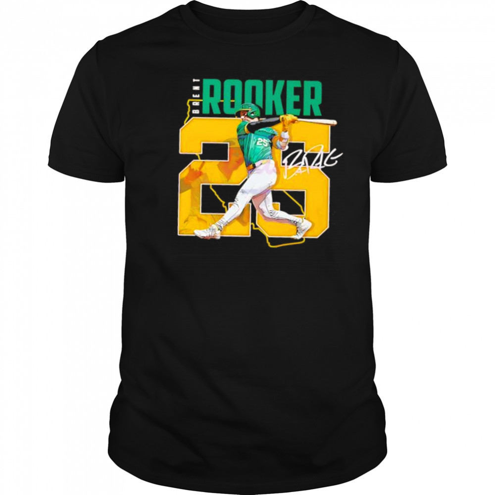 Brent Rooker Sacramento Baseball Player Number Graphic shirt