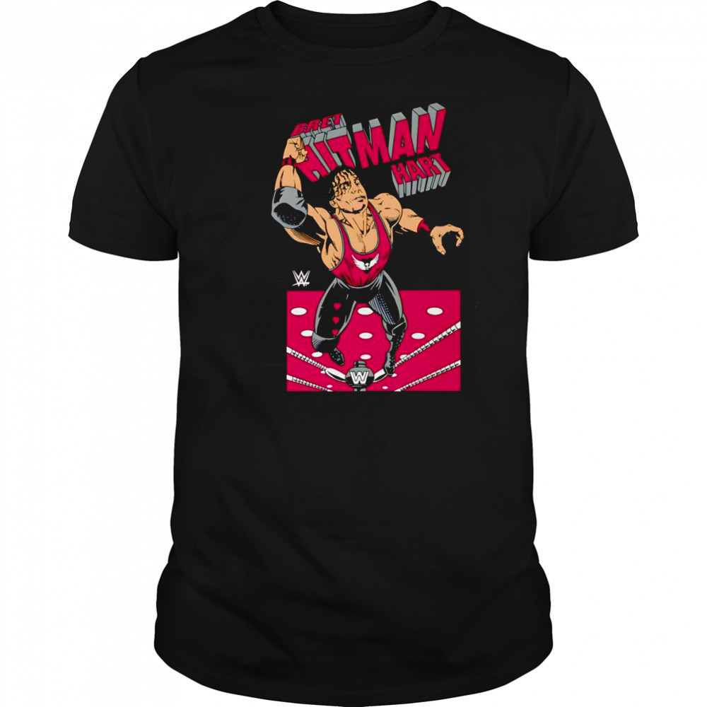 Bret Hart caricature shirt