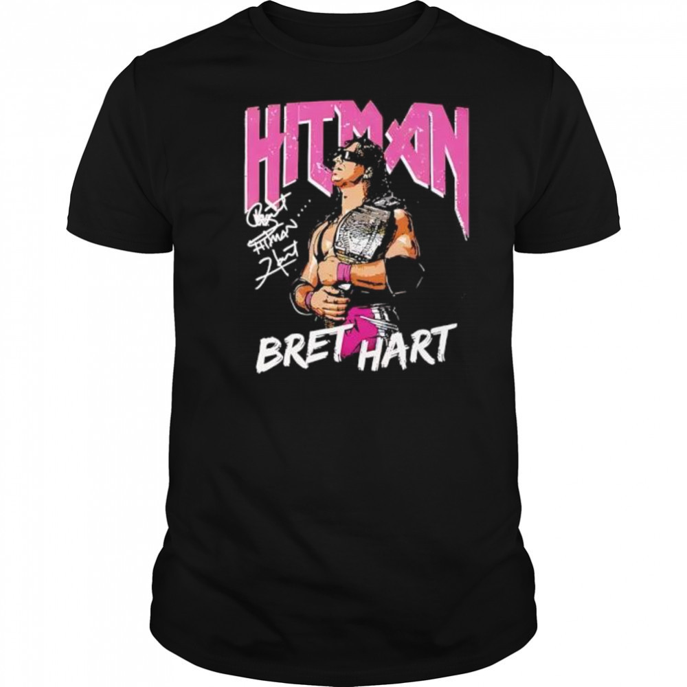 Bret Hart Hitman Signature shirt