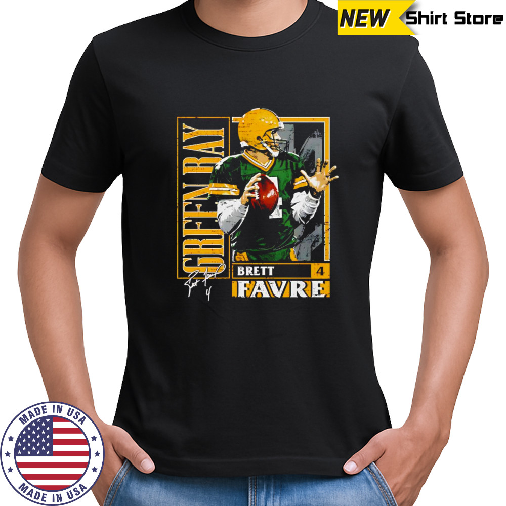Brett Favre Green Bay card style shirt
