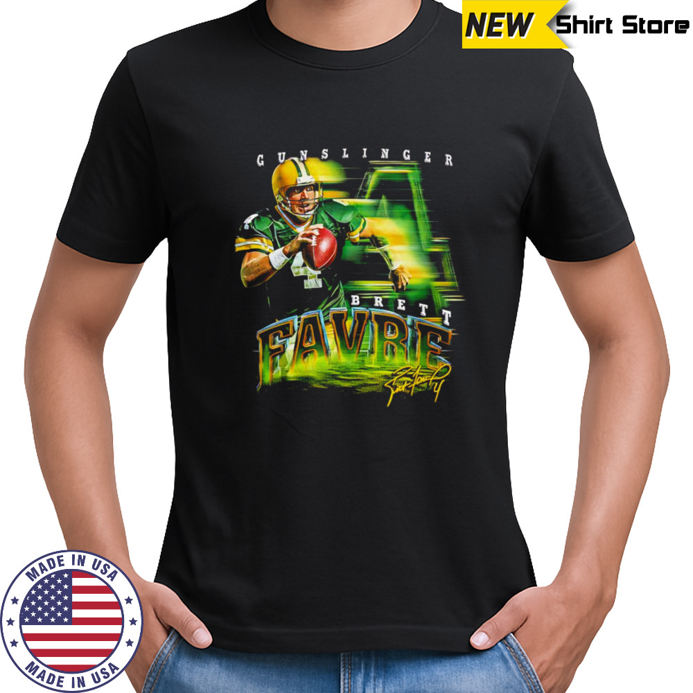 Brett Favre Green Bay Grunge graphic shirt