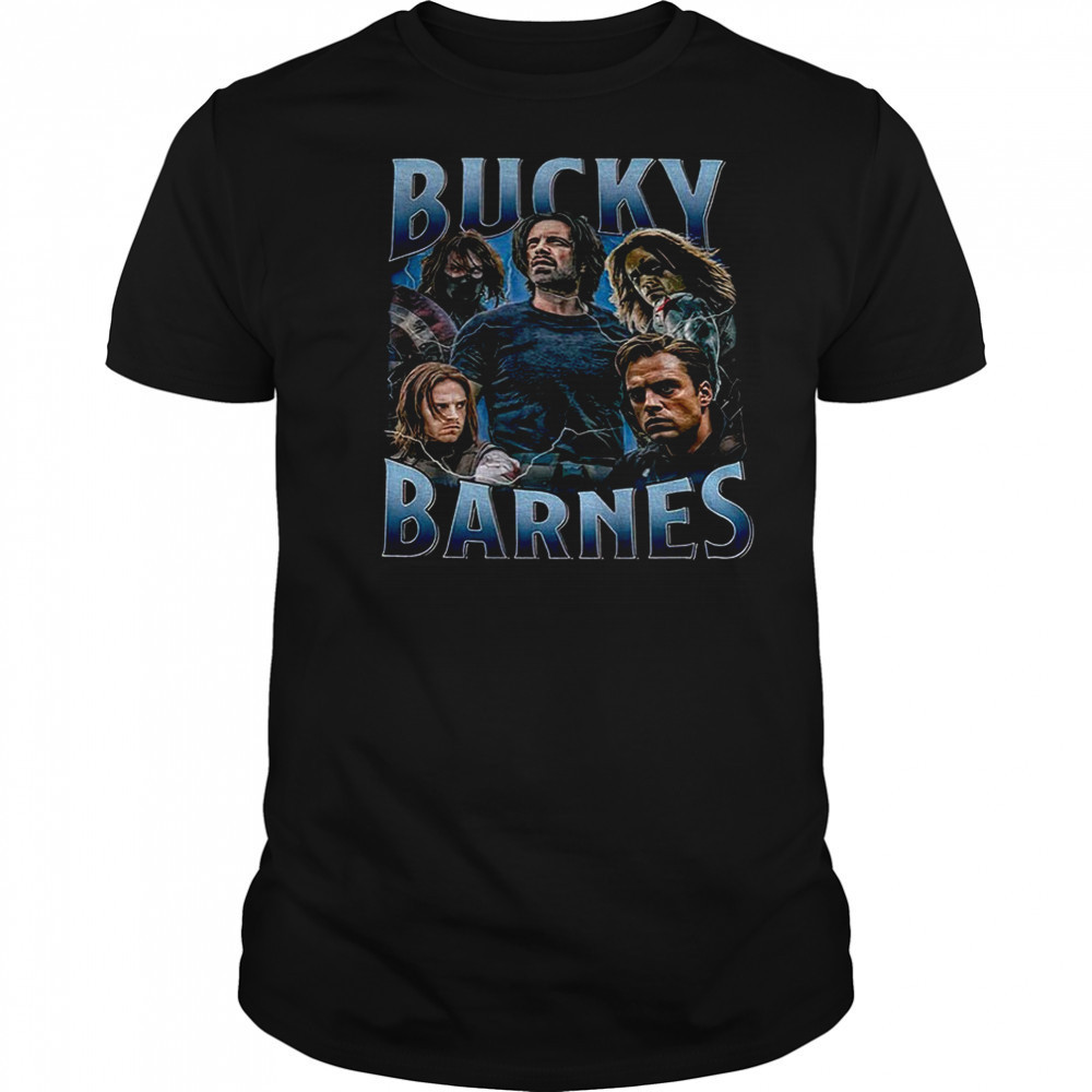 Bucky Barnes marvel super heroes vintage shirt