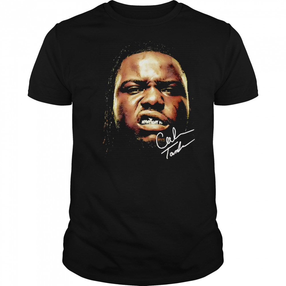 Calvin Tankman big face shirt