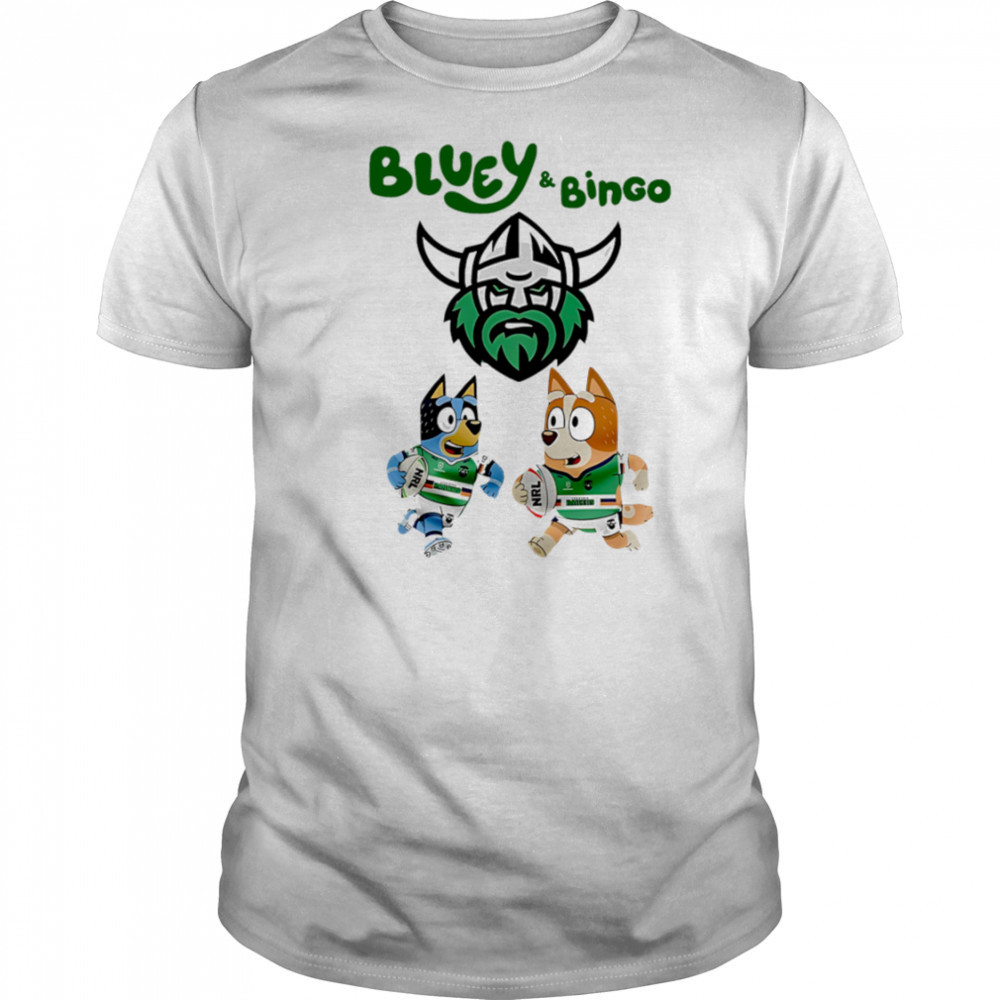 Canberra Raiders Bluey And Bingo shirt