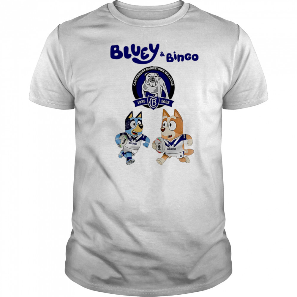 Canterbury Bulldogs Bluey And Bingo shirt
