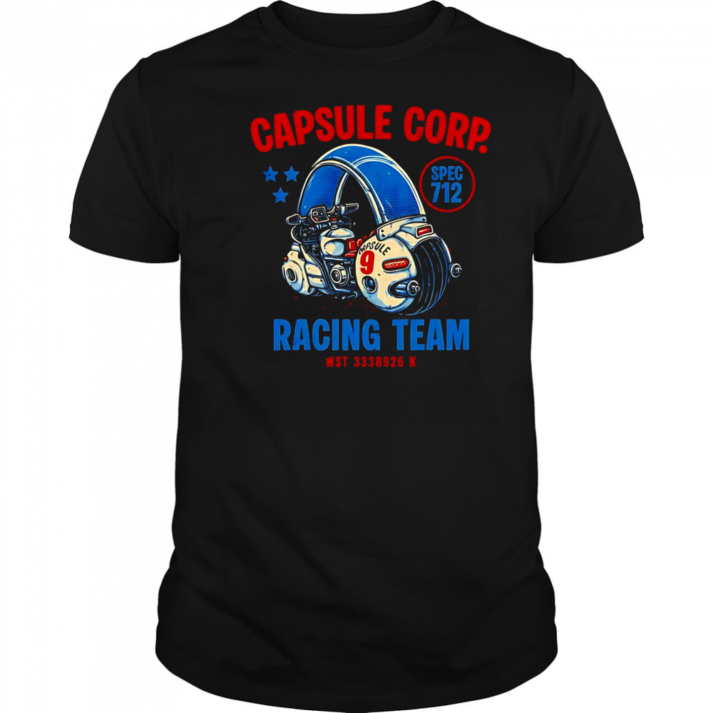 Capsule 9 Dragon Ball Capsule Corp Racing Team Spec 712 WST 3338926 K shirt